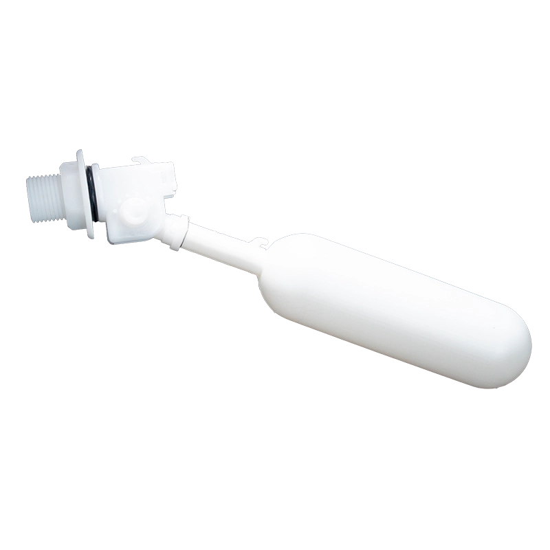 Boia para caixa d’água Pleyades utilizada no controle automático do nível de água em sistemas de hidratação avícola.