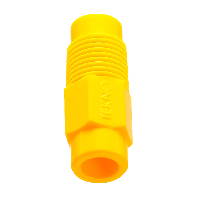 Corpo plástico PL3FT e PL3 Flex Pleyades para nipples utilizados em sistemas de hidratação avícola.