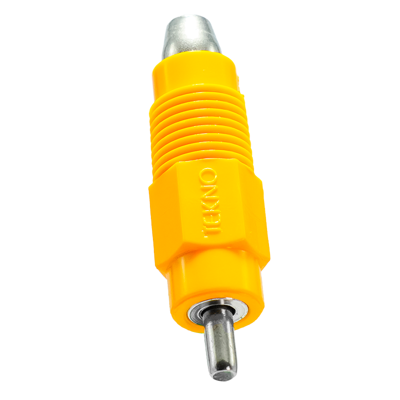 Nipple bebedouro Pleyades para sistemas automáticos de hidratação de aves em aviários comerciais.